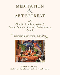 Meditation and Collage Art Retreat with Susan Cooney & Claudia Lambdin